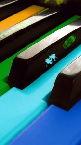 Превью обои пианино, разноцветный, клавиши