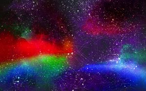 Превью обои пятна, разноцветный, точки