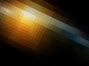 Превью обои пиксели, форма, квадратный, тень, свет