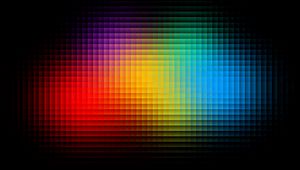 Превью обои пиксели, форма, разноцветный, блеск
