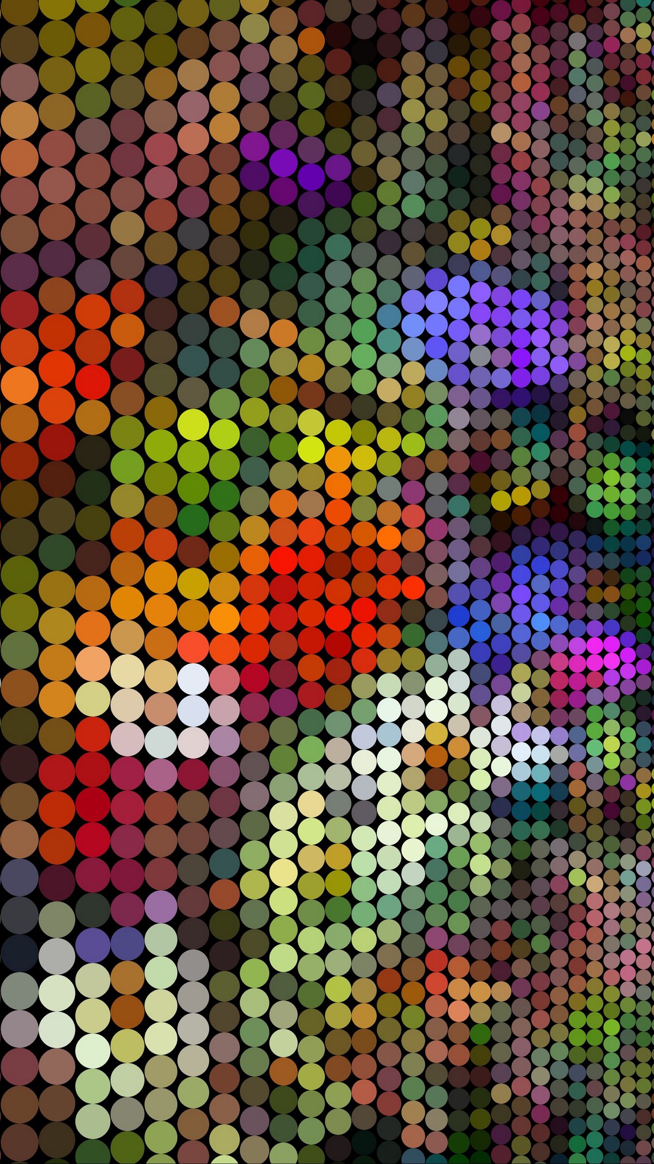 Пиксельная разноцветная