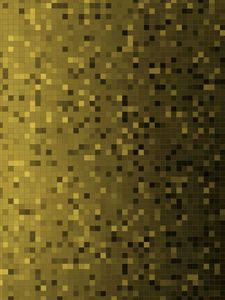 Превью обои пиксели, кубы, текстура, золотистый