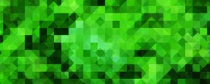 Превью обои пиксели, текстура, зеленый