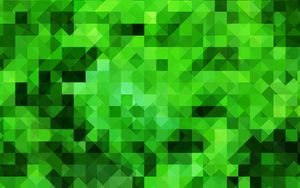 Превью обои пиксели, текстура, зеленый