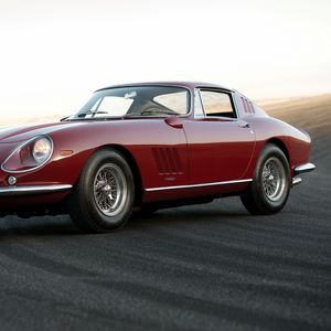 Превью обои pininfarina, ferrari, 275, gtb, красный, вид сбоку