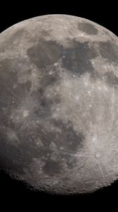Превью обои луна, рельеф, космос, кратеры