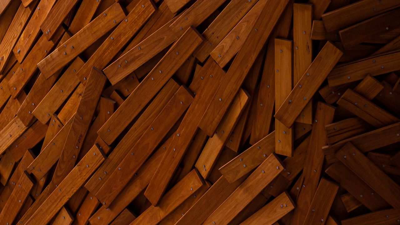 Обои планки, деревянный, коричневый, текстура