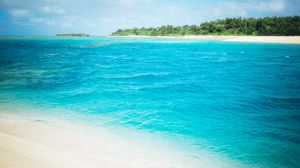 Превью обои пляж, море, океан, остров, пейзаж