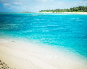 Превью обои пляж, море, океан, остров, пейзаж