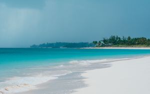 Превью обои пляж, море, побережье, песок, вода