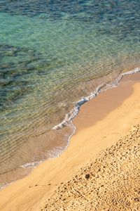 Превью обои пляж, песок, море, волны, пейзаж