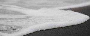 Превью обои пляж, песок, море, волны, вода, пена