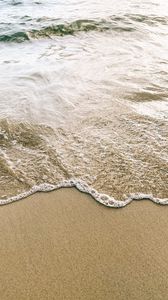 Превью обои пляж, песок, прилив, побережье