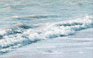 Превью обои пляж, волны, вода, море, берег