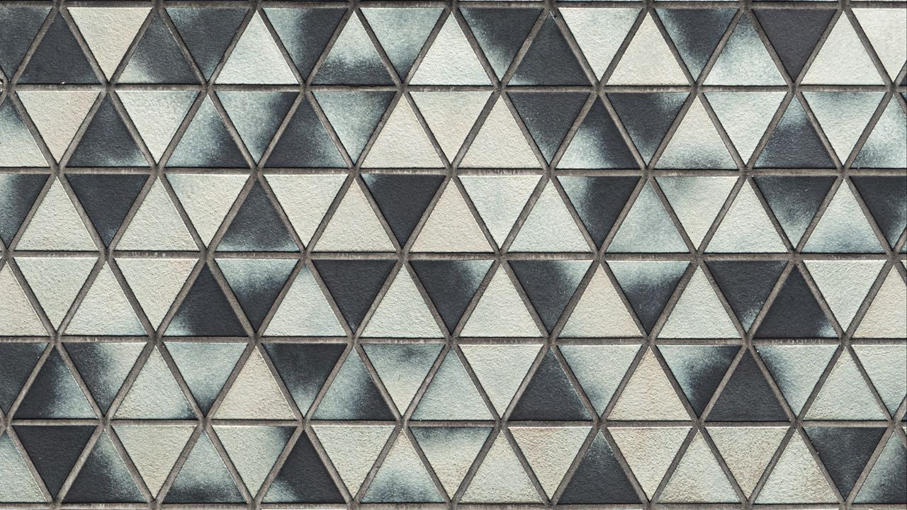 Обои плитка, треугольники, поверхность, текстура