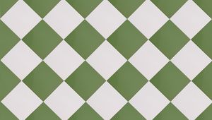 Превью обои плитка, зеленый, белый, квадрат