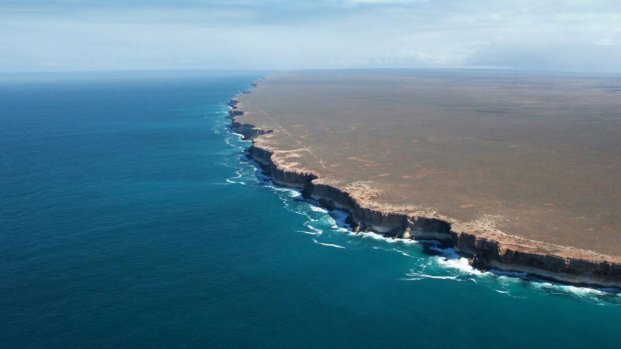 Обои побережье, австралия, высота, суша, океан
