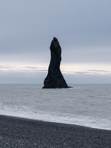 Превью обои побережье, море, скала, пейзаж, природа