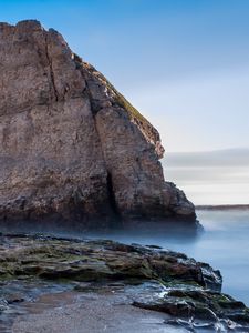 Превью обои побережье, скала, море, пейзаж