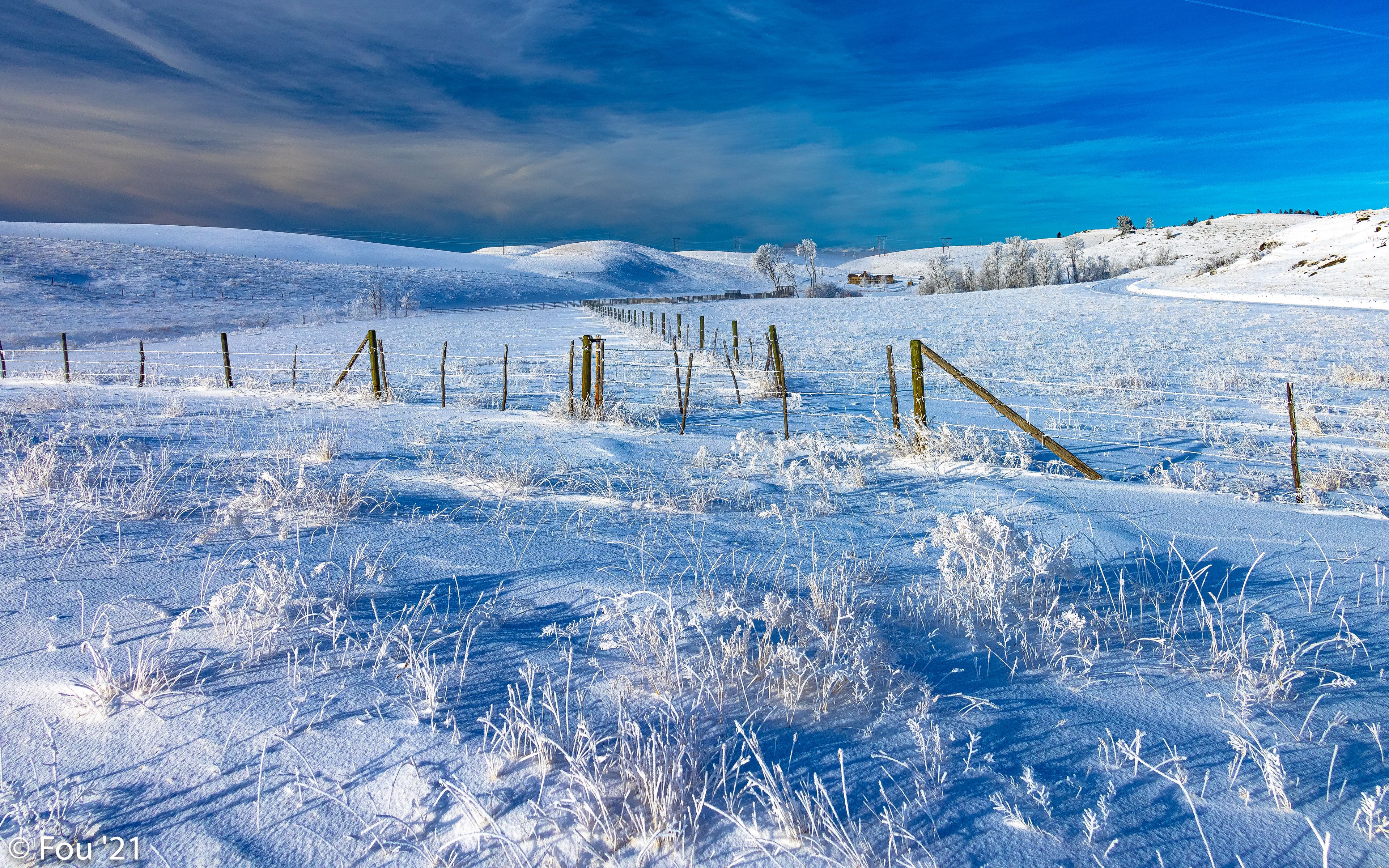 Снежное поле фото