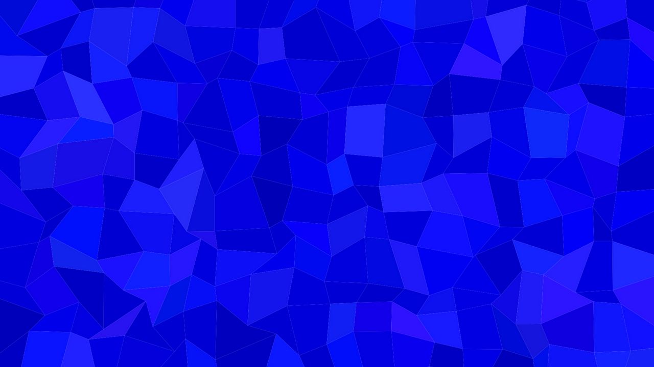 Обои полигон, выпуклый, синий, текстура