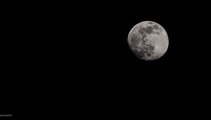 Превью обои полнолуние, кратеры, луна, ночь