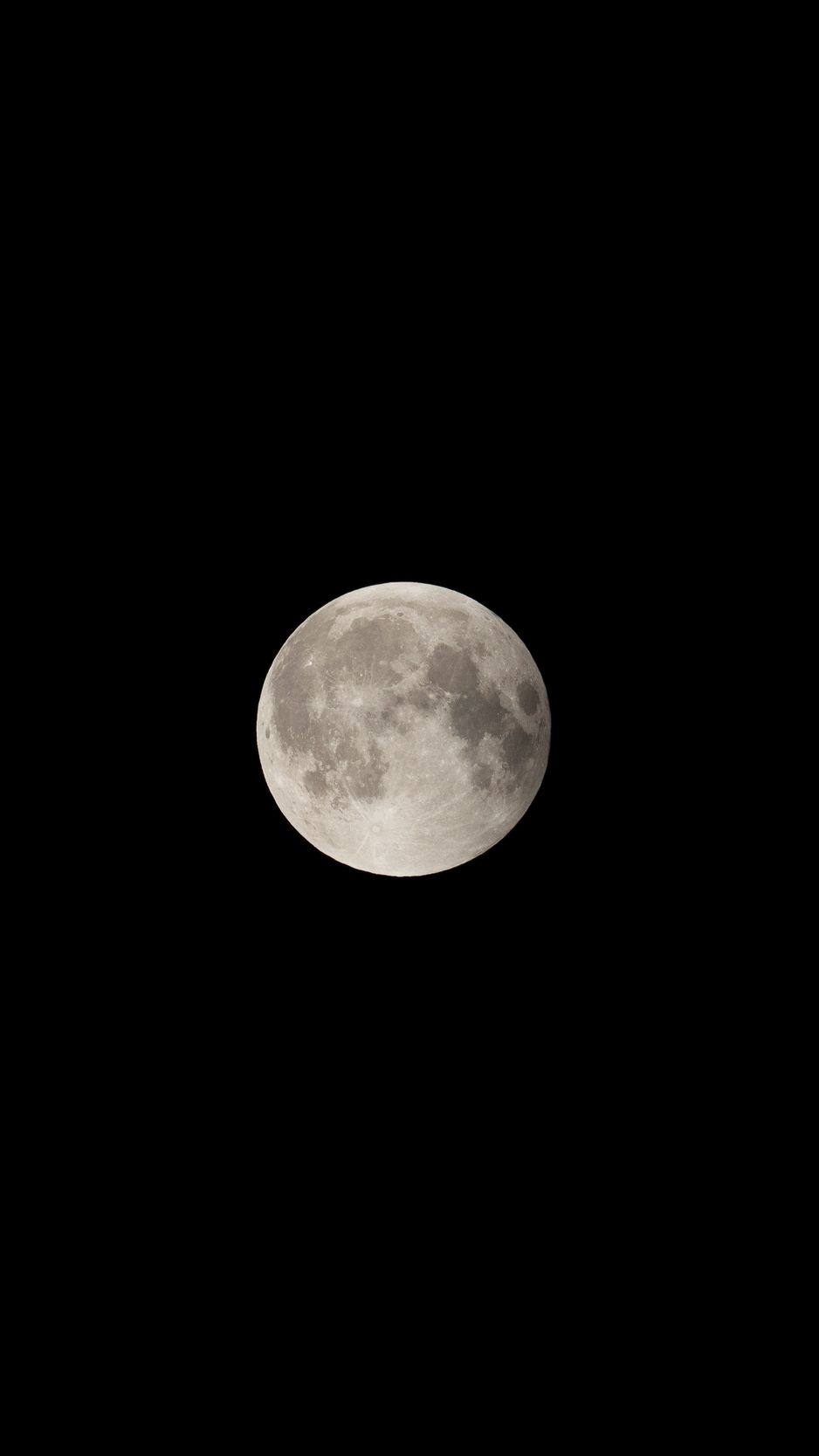 938x1668 Обои полнолуние, луна, небо, темный, ночь
