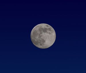 Превью обои полнолуние, луна, небо, ночь