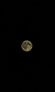 Превью обои полнолуние, луна, звезды, ночь, небо