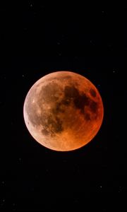 Превью обои полнолуние, луна, звезды, небо, ночь