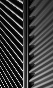 Превью обои полосы, диагональ, чб, поверхность