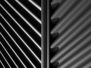 Превью обои полосы, диагональ, чб, поверхность