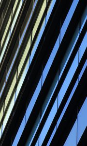 Превью обои полосы, диагональ, здание, фасад