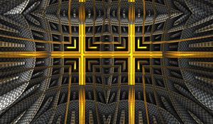 Превью обои полосы, фигуры, пересечение, абстракция