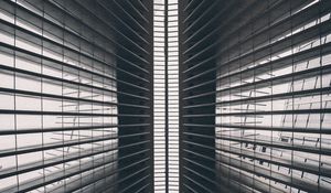 Превью обои полосы, линии, стена, поверхность, чб