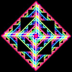 Превью обои полосы, треугольники, абстракция, яркий