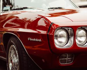 Превью обои pontiac firebird, автомобиль, бампер