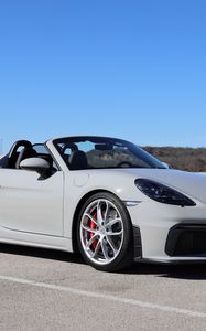 Превью обои porsche 718, porsche, автомобиль