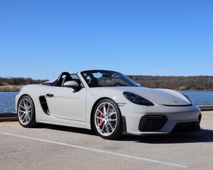 Превью обои porsche 718, porsche, автомобиль