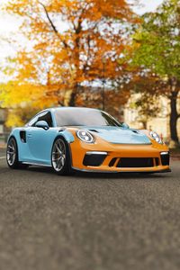 Превью обои porsche 911 gt3, porsche, спорткар, гонки