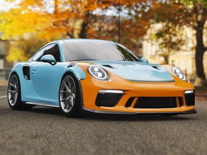 Превью обои porsche 911 gt3, porsche, спорткар, гонки