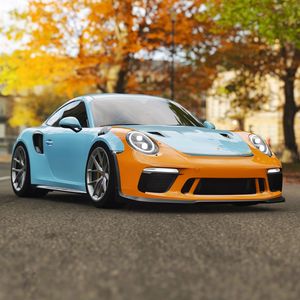 Превью обои porsche 911 gt3, porsche, спорткар, гонки