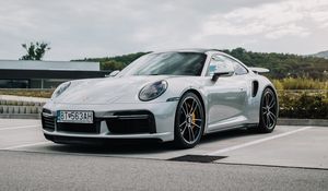 Превью обои porsche 911, porsche, автомобиль, спорткар, вид сбоку