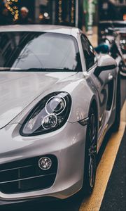 Превью обои porsche 911, porsche, машина, серый, спорткар