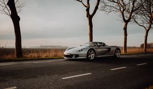 Превью обои porsche 911, porsche, спорткар, автомобиль, дорога