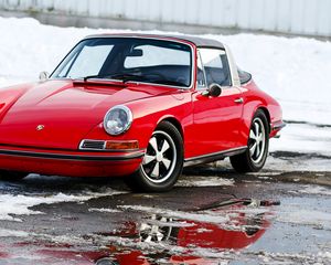 Превью обои porsche, 911, targa, 1969, авто