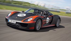 Превью обои porsche 918, порше, авто, скорость, спорткар