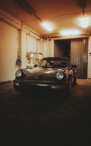 Превью обои porsche 964, porsche, автомобиль, ретро, винтаж