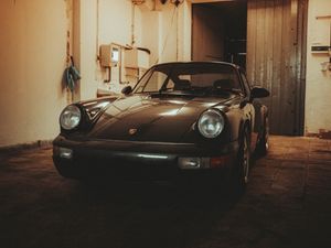 Превью обои porsche 964, porsche, автомобиль, ретро, винтаж