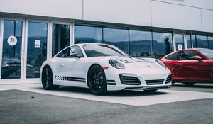 Превью обои porsche, автомобиль, спорткар, роскошный